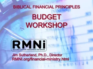 BUDGET  WORKSHOP