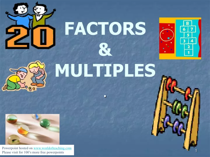 factors multiples