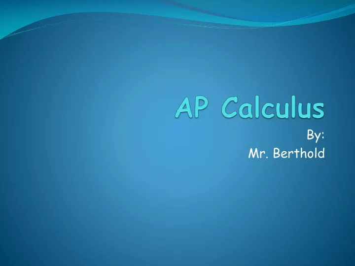 ap calculus