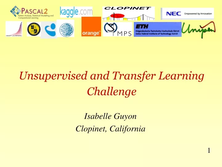 unsupervised and transfer learning challenge