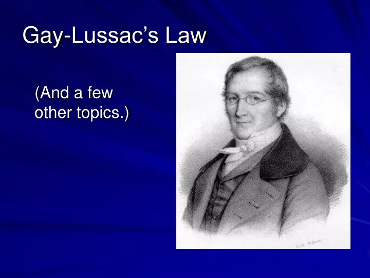 gay lussac s law