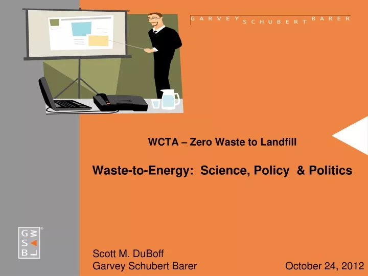 wcta zero waste to landfill waste to energy science policy politics