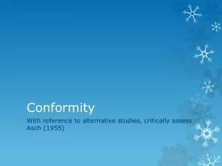 Conformity