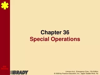 Chapter 36 Special Operations