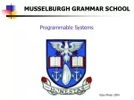 Programmable Systems and Control Systems: Introduction and Operation - slide 1