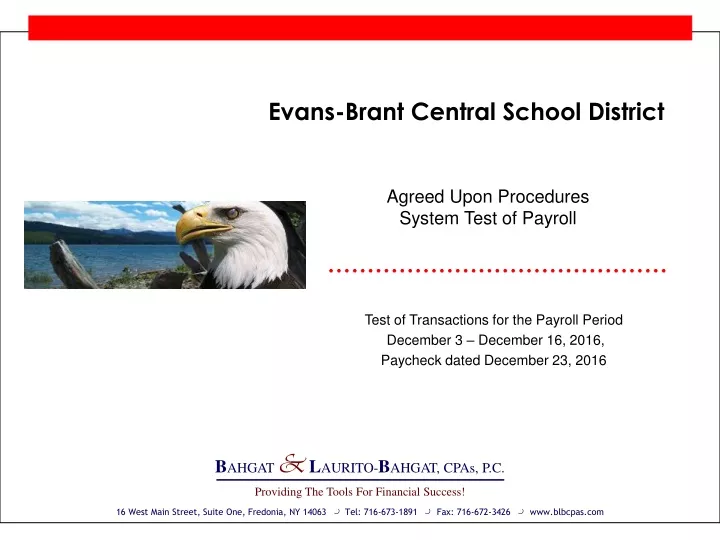 evans brant central school district