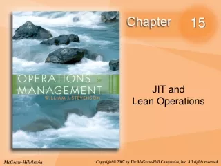 JIT and Lean Operations