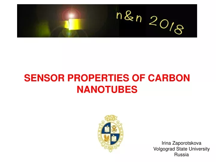 sensor properties of carbon nanotubes