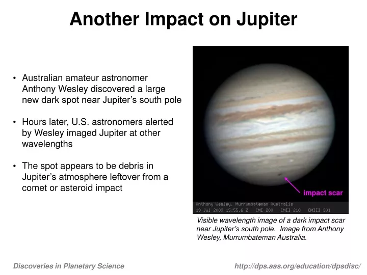 another impact on jupiter