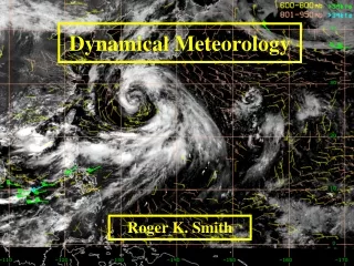 Dynamical Meteorology
