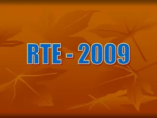 RTE - 2009