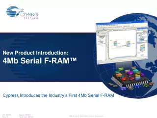 Cypress Introduces the Industry’s First 4Mb Serial F-RAM