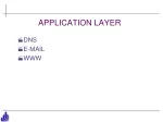 APPLICATION LAYER - slide 1