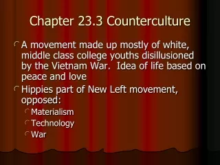 Chapter 23.3 Counterculture