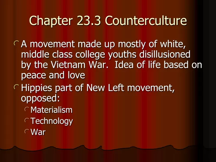 chapter 23 3 counterculture