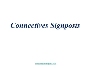 Connectives Signposts