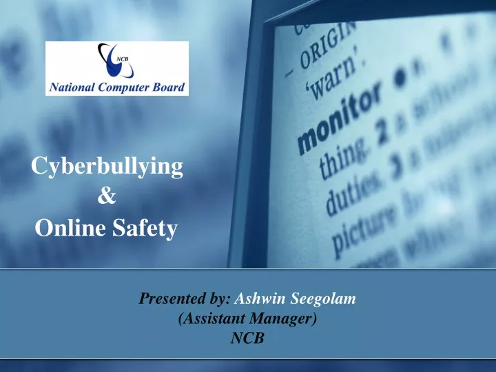 cyberbullying online safety