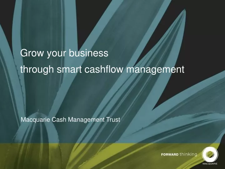 grow your business through smart cashflow management