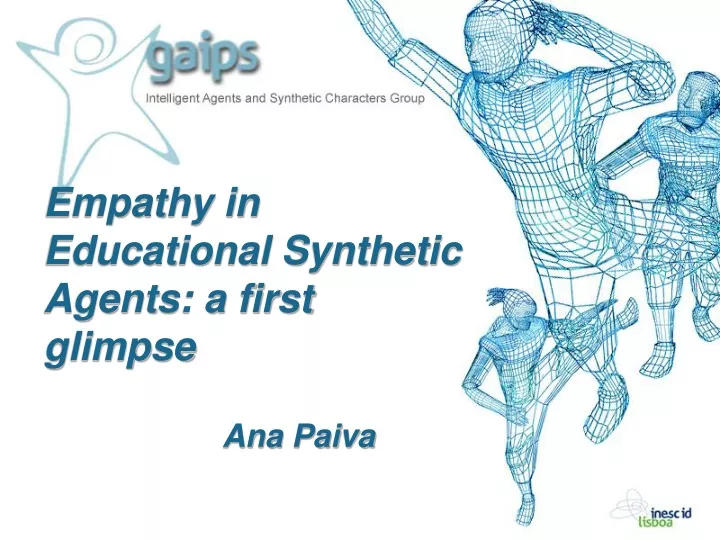 empathy in educational synthetic agents a first glimpse