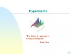 Hypermedia - slide 1