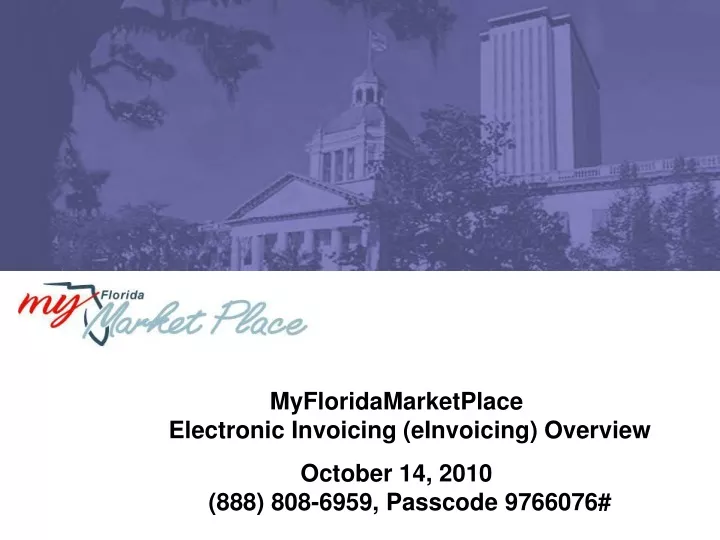 myfloridamarketplace electronic invoicing