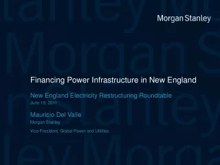 Financing Power Infrastructure in New England