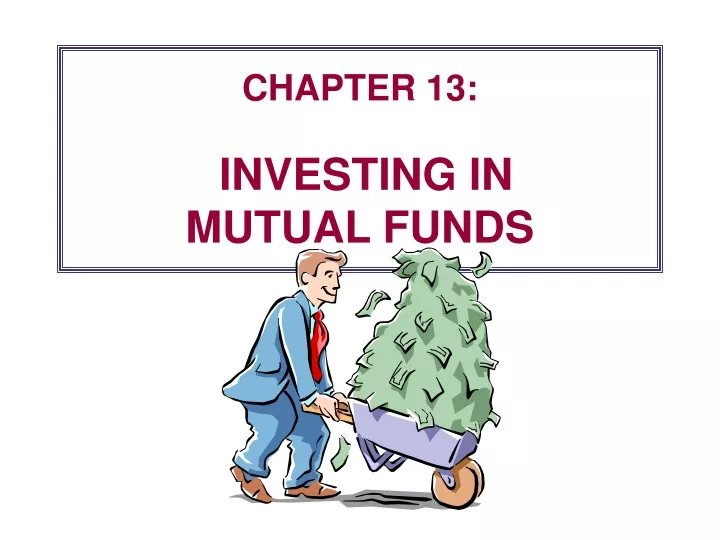 chapter 13 investing in mutual funds