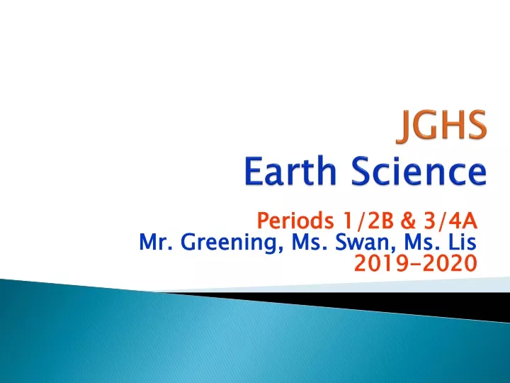 jghs earth science