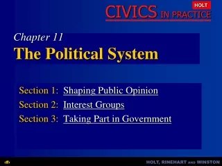 Chapter 11 The Political System
