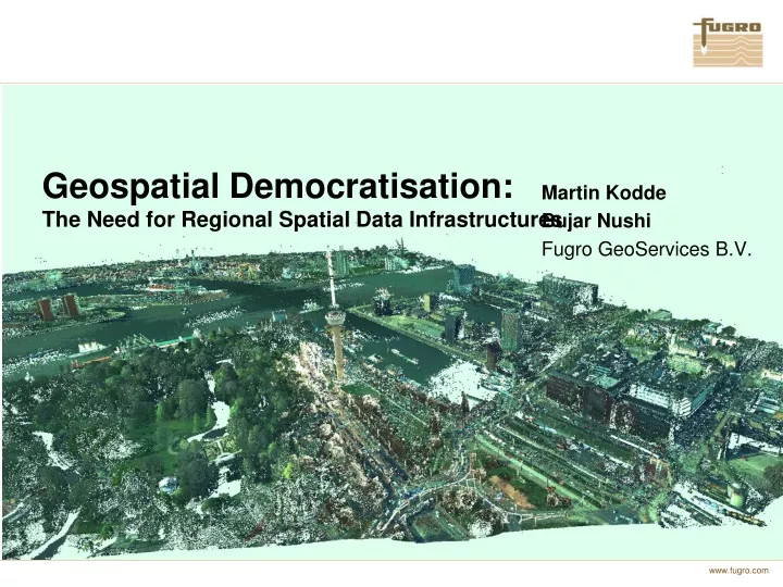 geospatial democratisation the need for regional spatial data infrastructures