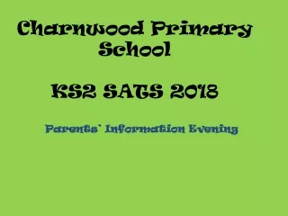 Charnwood Primary School KS2 SATS 2018