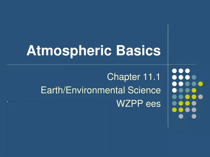 atmospheric basics