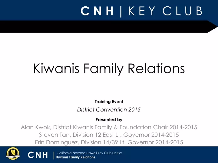 kiwanis family relations