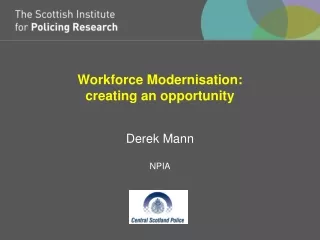 Workforce Modernisation: creating an opportunity