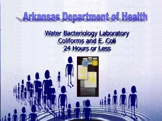 Water Bacteriology Laboratory Coliforms and E. Coli 24 Hours or Less