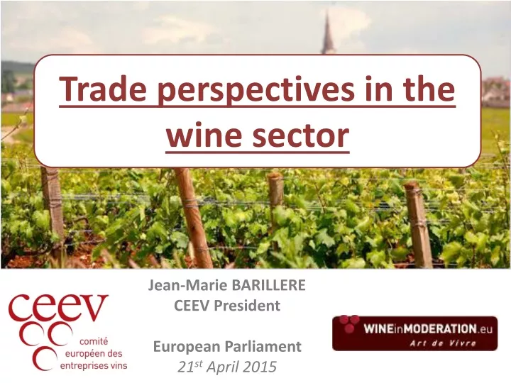 trade perspectives in the wine sector