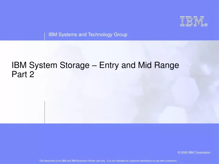 ibm system storage entry and mid range part 2