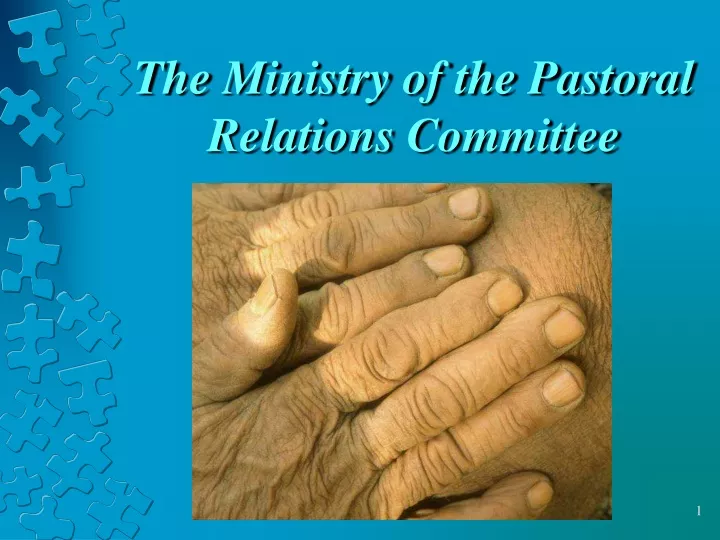 the ministry of the pastoral relations committee