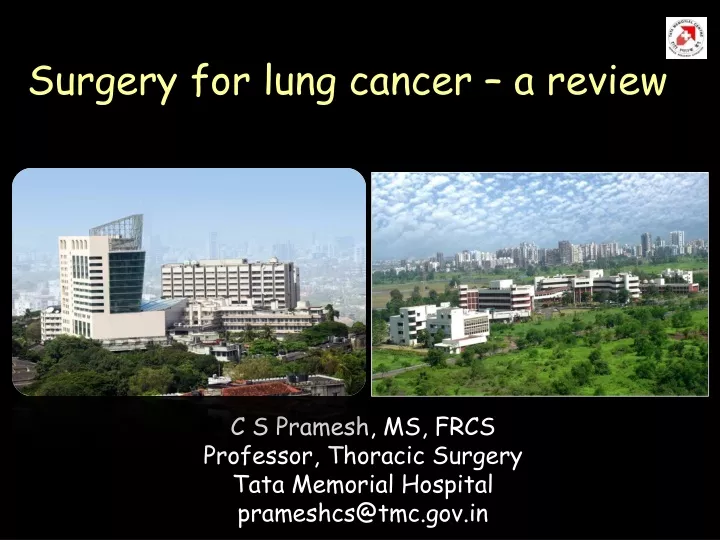 surgery for lung cancer a review
