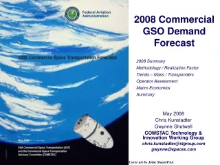 2008 Commercial GSO Demand Forecast