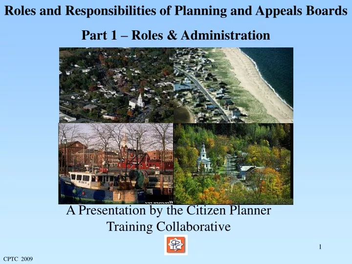roles and responsibilities of planning