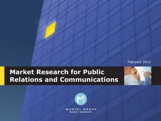 Market Research for Public Relations and Communications