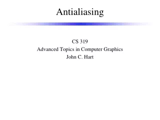 Antialiasing