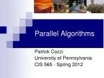 Parallel Algorithms