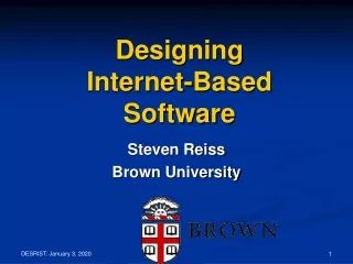 Designing  Internet-Based  Software