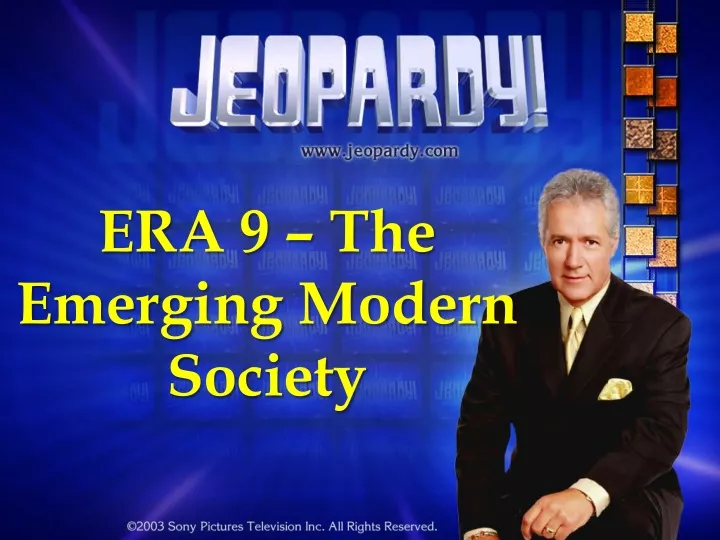 era 9 the emerging modern society