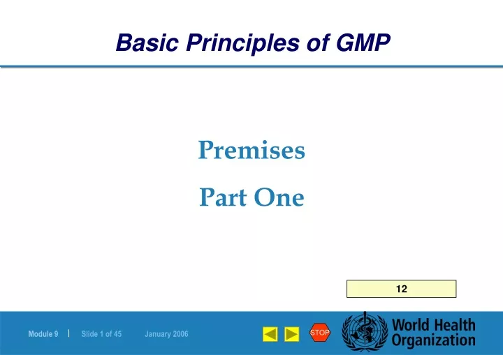 basic principles of gmp