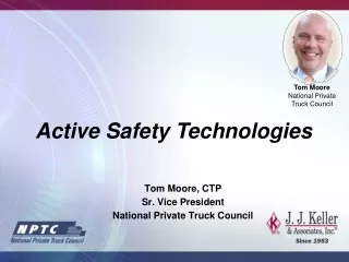 Tom Moore, CTP Sr. Vice President National Private Truck Council