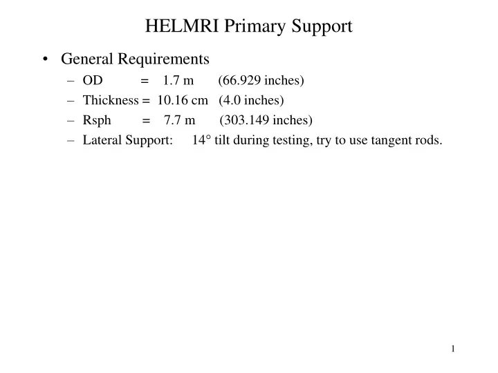 helmri primary support