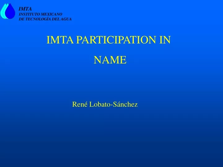imta participation in name